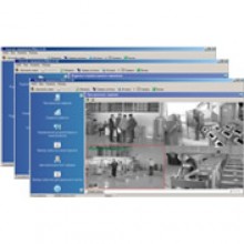 Комплект ПО «Контроль доступа с видеоидентификацией, ОПС, Видео, Дисциплина, Центральный пост» PERCo-SP17