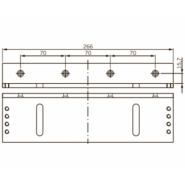 Крепление L-образное L-кронштейн для EMC 1200 ALH и EMC 1200-2 ALH