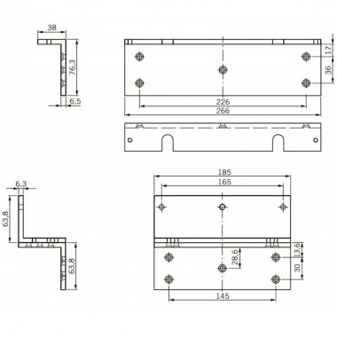 Крепление L+Z кронштейн для EMC 1200 ALH