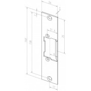 Планка, плоская, короткая Eff-Eff kF(262 40) (-------26240-01) лицевая панель цинк