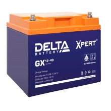 Аккумулятор герметичный свинцово-кислотный Delta GX 12-40 Xpert