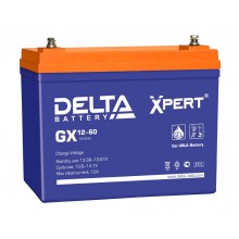 Аккумулятор герметичный свинцово-кислотный Delta GX 12-60 Xpert