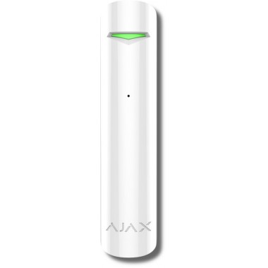 Извещатель охранный поверхностный звуковой радиоканальный Ajax GlassProtect (white)