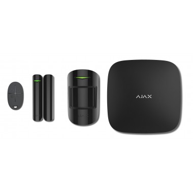 Комплект радиоканальной охранной сигнализации Ajax StarterKit (black)