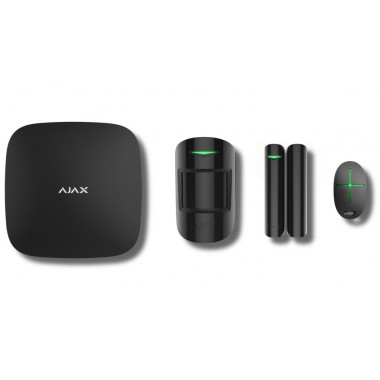 Комплект радиоканальной охранной сигнализации Ajax StarterKit Plus (black)