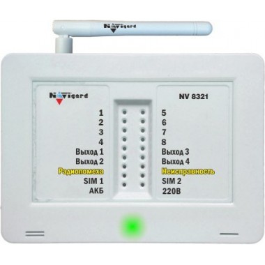 GSM сигнализация радиоканальная с WI-FI модулем NV 8321W
