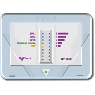 Устройство оконечное объектовое приемно-контрольное c GSM коммуникатором NV 2228