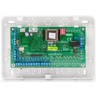 Внешний расширитель на 8 зон для контрольных панелей серии Hunter-Pro I/O-8N