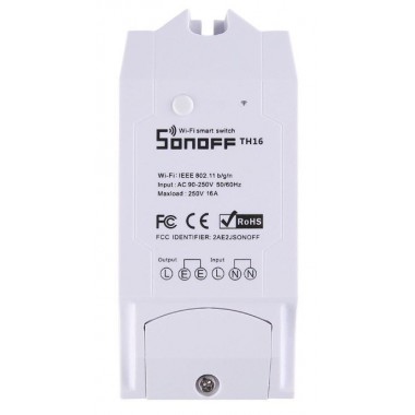 Блок релейный WiFi реле Sonoff TH16A