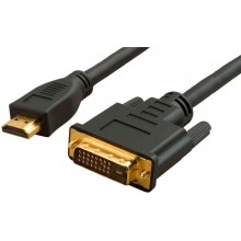 Кабель HDMI 1.4, А (вилка)- DVI-D (24+1) (вилка) WH-141(10m)