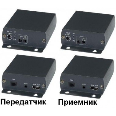 Удлинитель HDMI, ИК-сигнала, RS232 HE01F