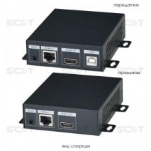 Удлинитель HDMI, ИК-сигнала, RS232, USB HE23U