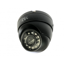 Видеокамера мультиформатная купольная RVi-1ACE102 (2.8) black