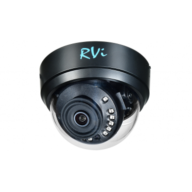Видеокамера мультиформатная купольная уличная  RVi-HDC321 (2.8) (black)