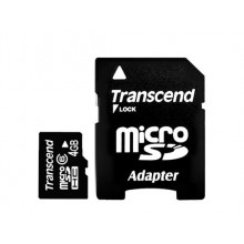 Карта памяти microSDHC, 16 ГБ, Class 10. TS16GUSDHC10