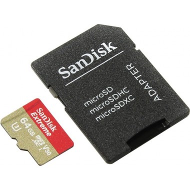 Карта памяти microSDXC, 64 ГБ, Class 10 SDSQXAF-064G-GN6MA