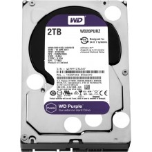 Жесткий диск (HDD) для видеонаблюдения HDD 2000 GB (2 TB) SATA-III Purple (WD20PURZ)