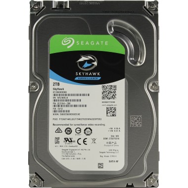 Жесткий диск (HDD) для видеонаблюдения HDD 2000 GB (2 TB) SATA-III SkyHawk (ST2000VX008)