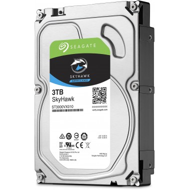 Жесткий диск (HDD) для видеонаблюдения HDD 3000 GB (3 TB) SATA-III Skyhawk (ST3000VX009)