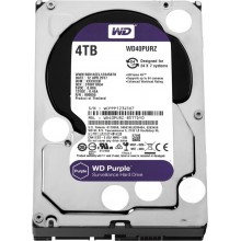 Жесткий диск (HDD) для видеонаблюдения HDD 4000 GB (4 TB) SATA-III Purple (WD40PURZ)