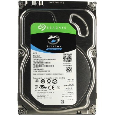 Жесткий диск (HDD) для видеонаблюдения HDD 4000 GB (4 TB) SATA-III SkyHawk (ST4000VX007)