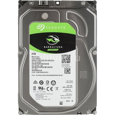 Жесткий диск (HDD) HDD 2000 GB (2 TB) SATA-III Barracuda (ST2000DM008)