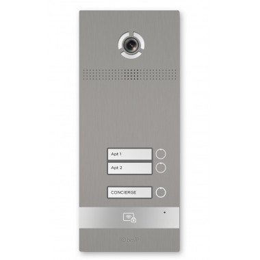 Вызывная панель IP-домофона BI-02FB SILVER