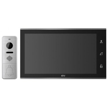 Комплект видеодомофона CTV-DP4105AHD B (чёрный)
