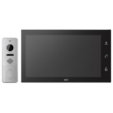 Комплект видеодомофона CTV-DP4106AHD B (чёрный)