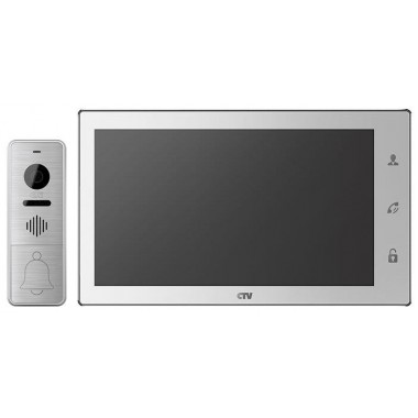 Комплект видеодомофона CTV-DP4106AHD W (белый)