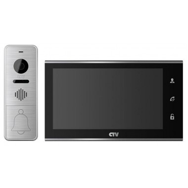 Комплект видеодомофона CTV-DP4705AHD B (чёрный)