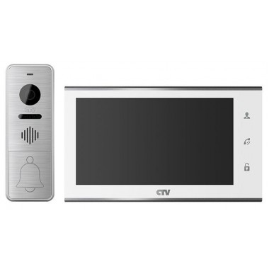 Комплект видеодомофона CTV-DP4705AHD W (белый)
