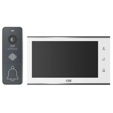 Комплект видеодомофона CTV-DP4707IP W (белый)