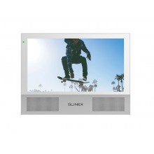 Монитор домофона цветной с функцией «свободные руки» Sonik 7 (White+Silver)