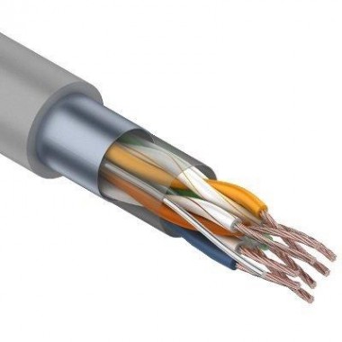 Кабель «витая пара» FTP 4PR 24AWG, CAT5e, STRANDED 305м REXANT (01-0145)