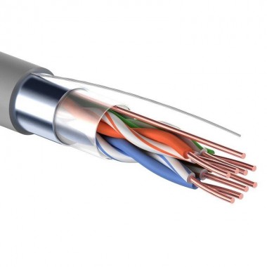 Кабель «витая пара» FTP 4PR 24AWG, CAT5e, 305м. PROconnect (01-0152)