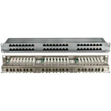 Патч-панель 19", 1U, 48 портов RJ-45, категория 5e PPHD-19-48-8P8C-C5E-SH-110D