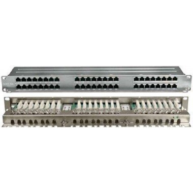 Патч-панель 19", 1U, 48 портов RJ-45, категория 5e PPHD-19-48-8P8C-C5E-SH-110D