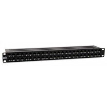 Патч-панель 19", 1U, 48 портов RJ-45, категория 6a PPHD-19-48-8P8C-C6A-110D