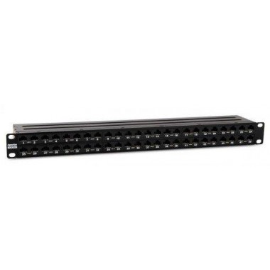 Патч-панель 19", 1U, 48 портов RJ-45, категория 6a PPHD-19-48-8P8C-C6A-110D