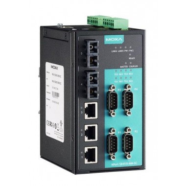 4-портовый преобразователь NPort S8455I-SS-SC