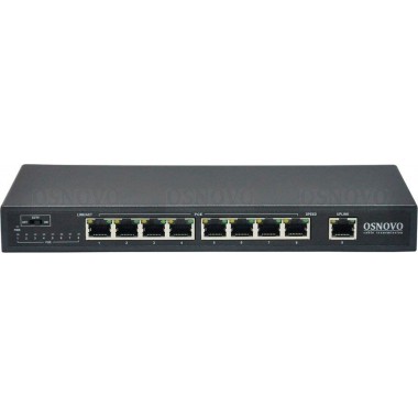 Коммутатор 9-портовый Fast Ethernet с РоЕ SW-20900(Без БП)