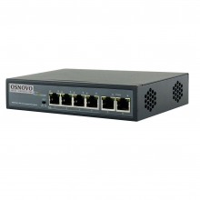 Коммутатор 6-портовый  Fast Ethernet с PoE SW-20600/D