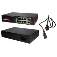 Коммутатор 8-портовый  Gigabit Ethernet с PoE CO-SWP8