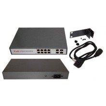 Коммутатор 8-портовый  Gigabit Ethernet с PoE CO-SWP8Fv2