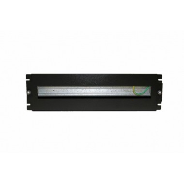 Панель 19" с DIN-рейкой BPB19-PS-3U-RAL9005