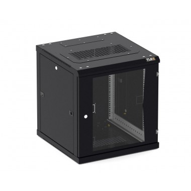Настенный разборный шкаф TLK 19", 6U TWC-066045-R-G-BK