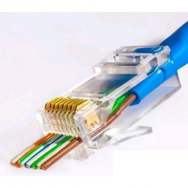 Разъем RJ-45 RJ-45 джек сквозной (8P8C) (100 шт)