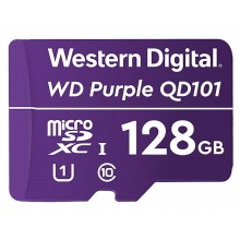 Карта памяти WD Purple SC QD101 Ultra Endurance MicroSDHC 128ГБ, Class 10 UHS 1 (WDD128G1P0C)